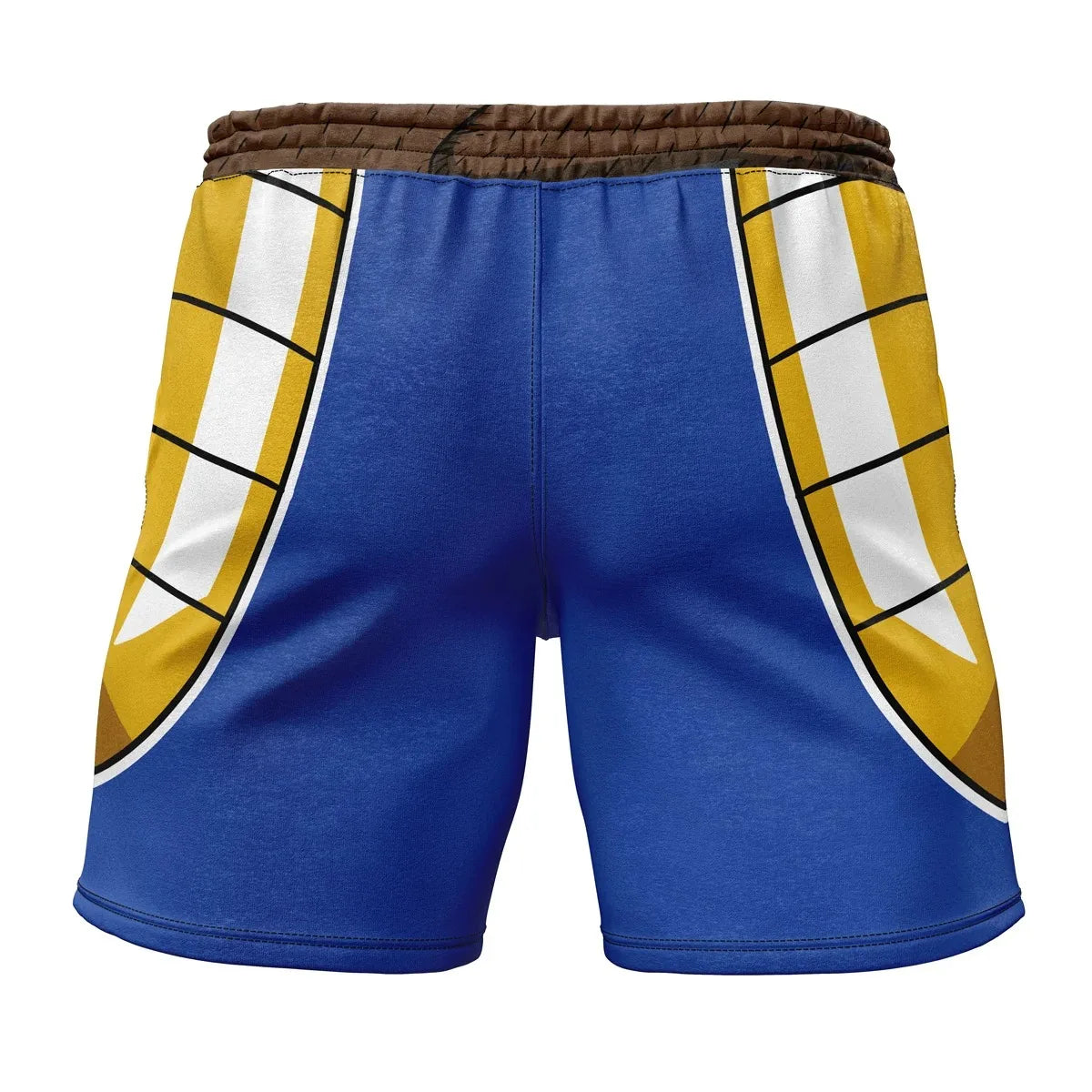 Dragon Ball Z Vegeta Armor Shorts, Saiyan Battle Suit Cosplay Blue Yellow Casual Anime Fan Bottoms  Summer men's beach shorts