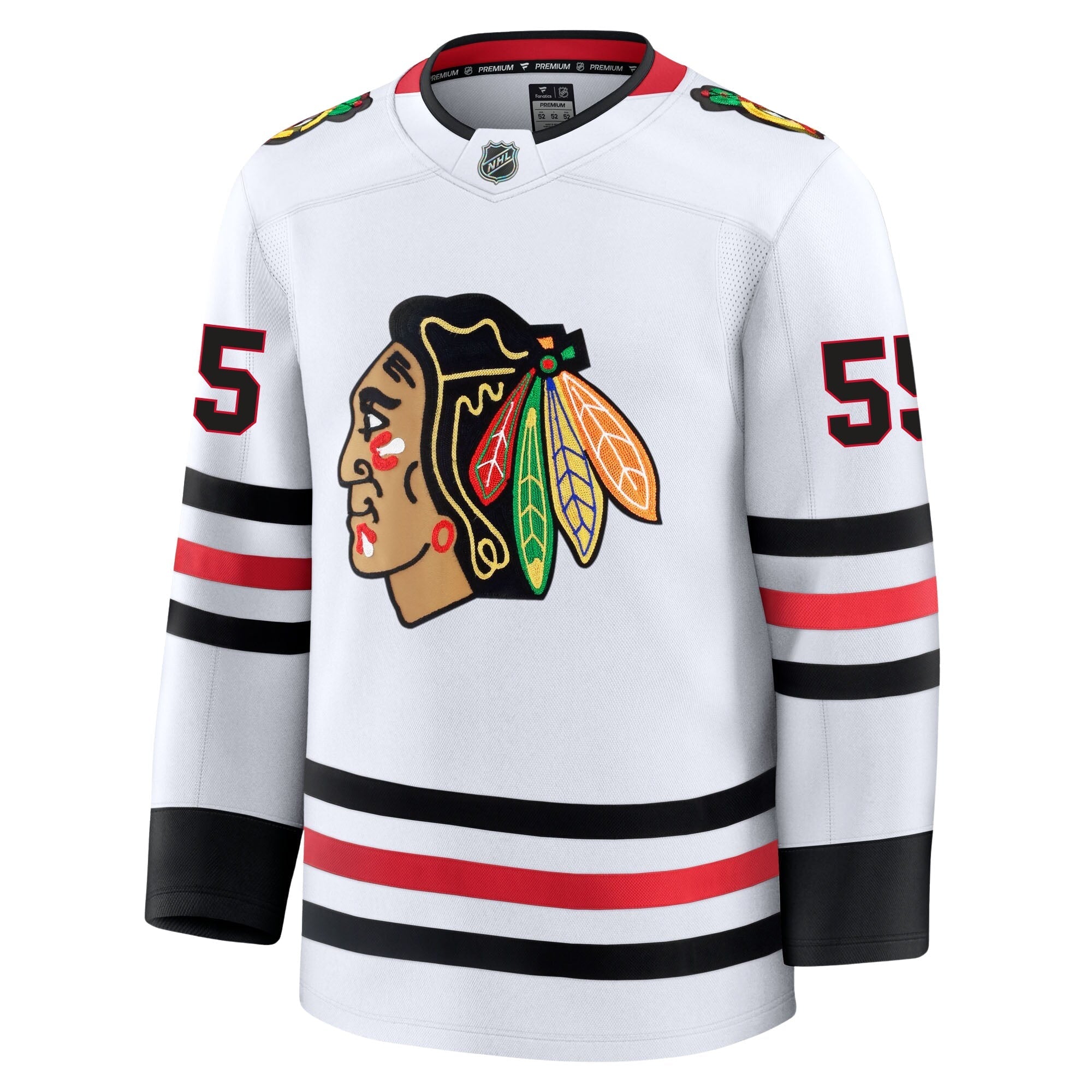 Artyom Levshunov Chicago Blackhawks Fanatics Premium Away Jersey