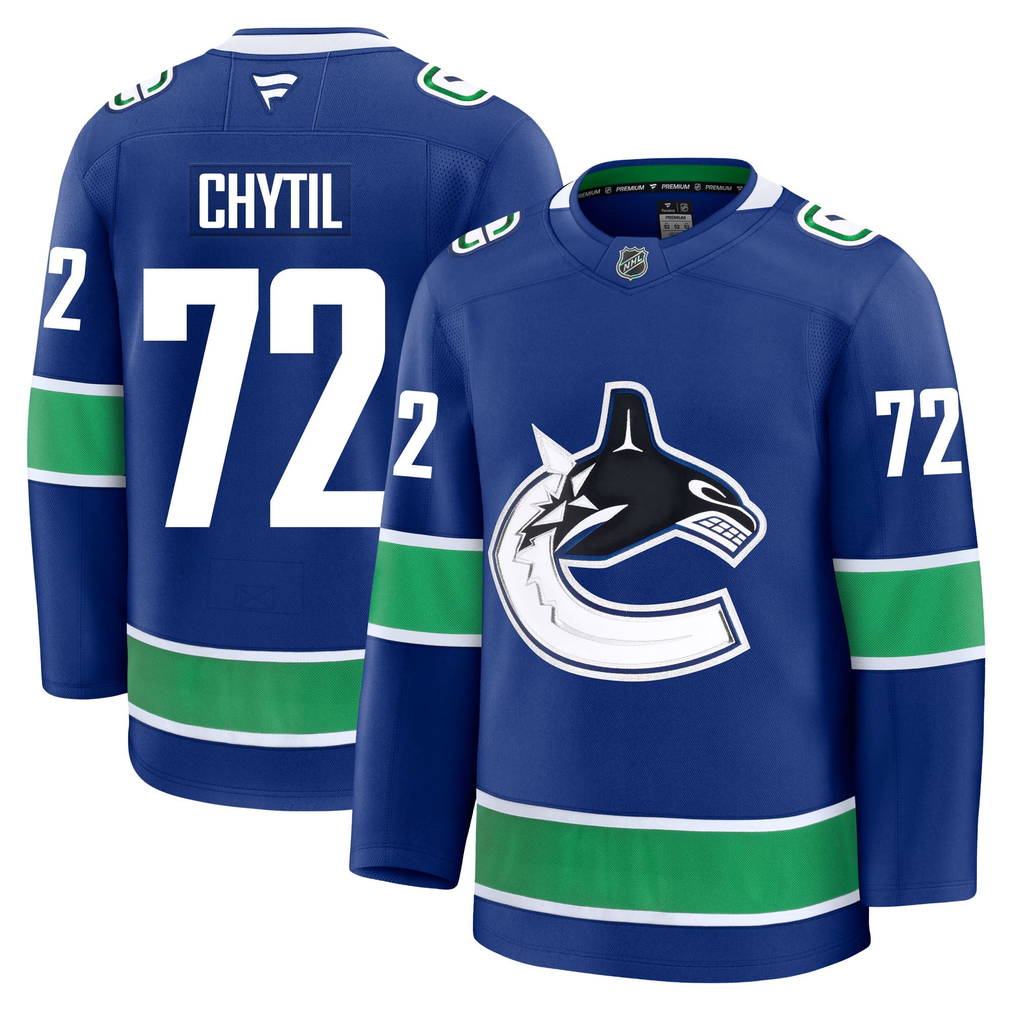 Filip Chytil Vancouver Canucks Fanatics Premium Home Jersey