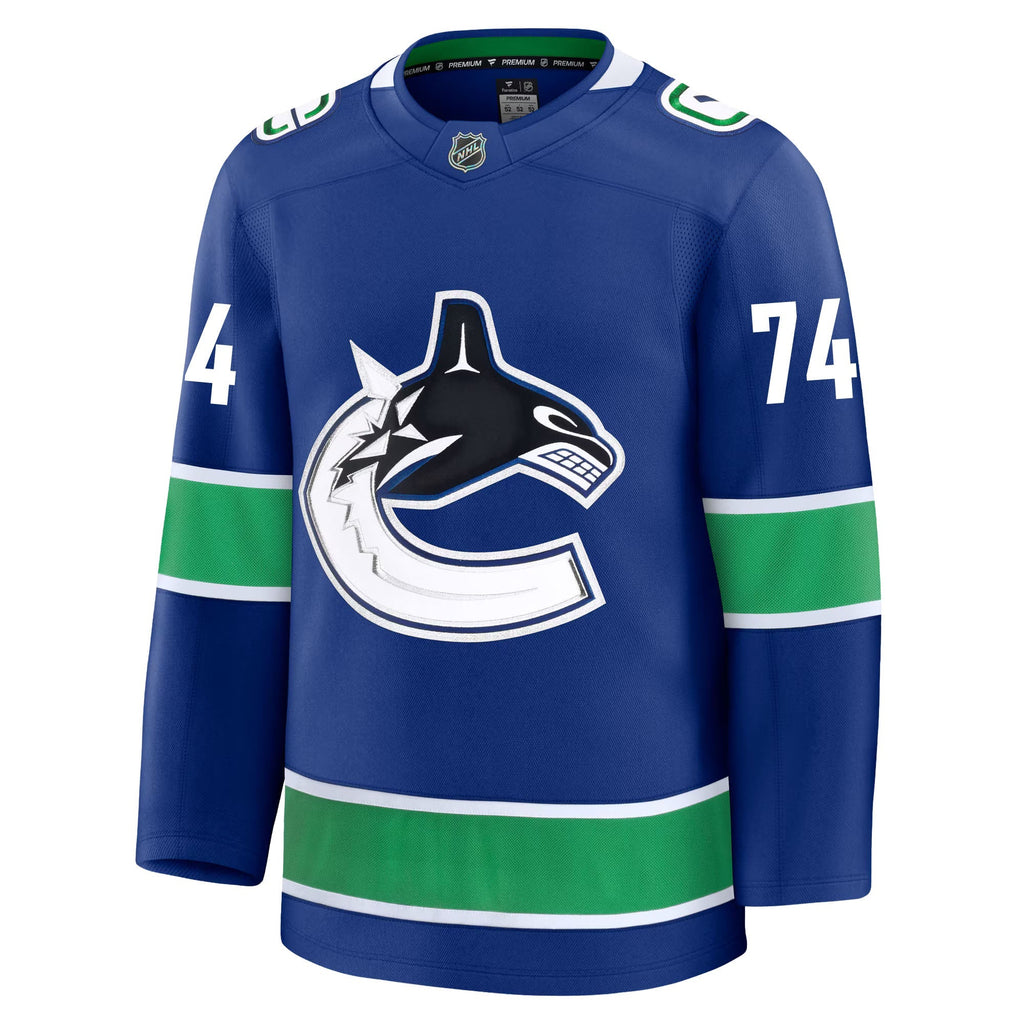 Jake Debrusk Vancouver Canucks Fanatics Premium Home Jersey