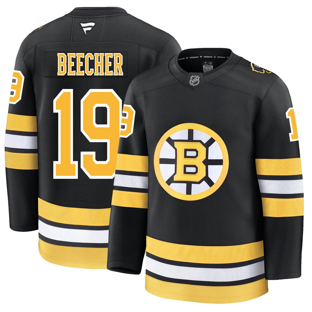 John Beecher Boston Bruins Fanatics Home Premium Jersey