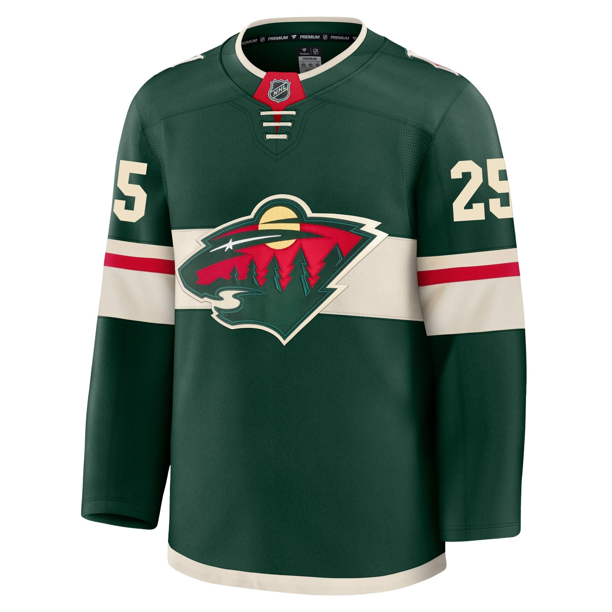Jonas Brodin Minnesota Wild Fanatics Premium Home Jersey