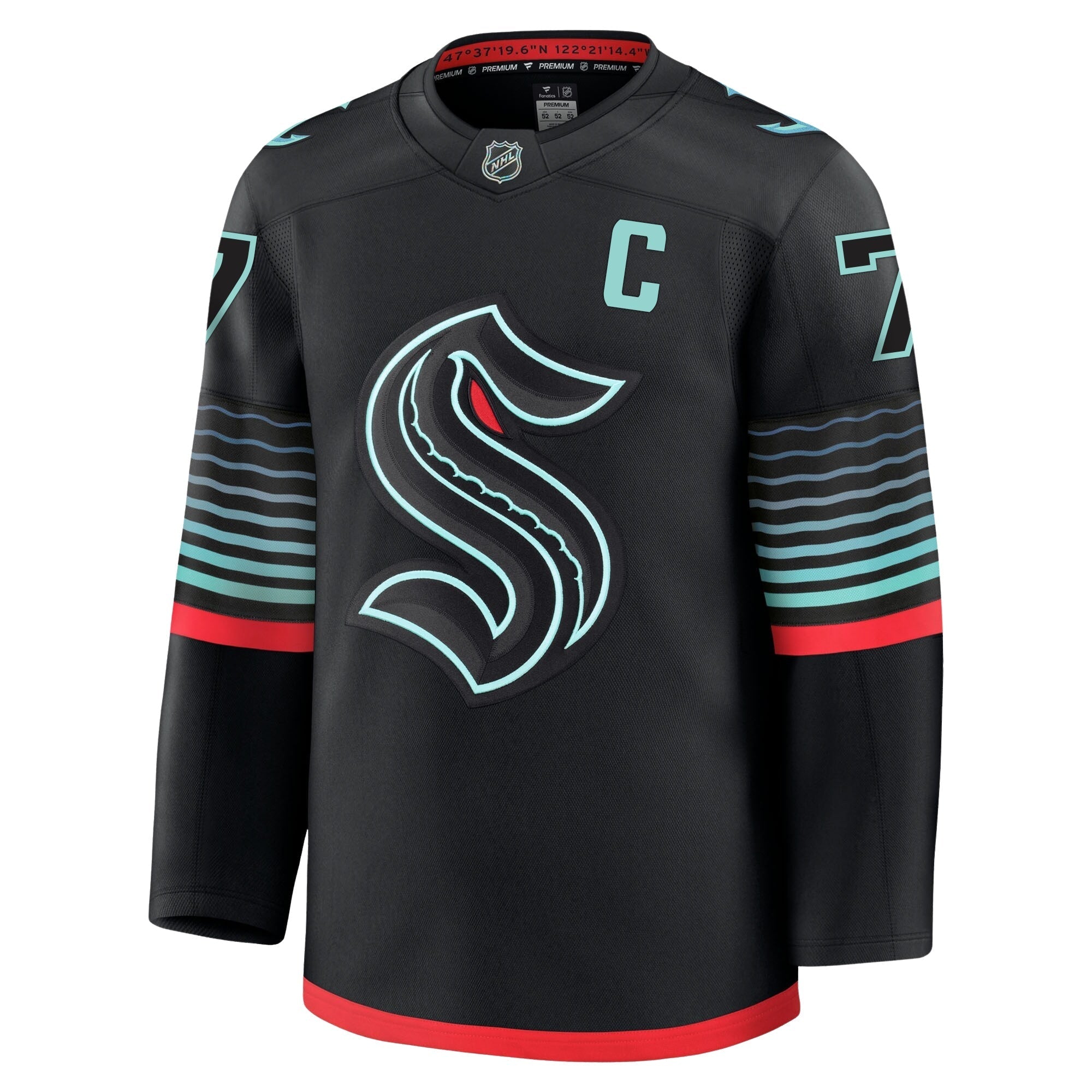 Jordan Eberle Seattle Kraken Fanatics Alternate Premium Jersey