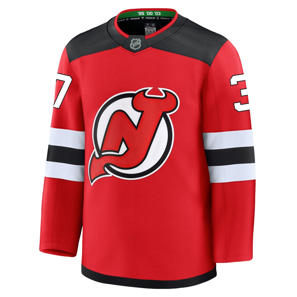 Justin Dowling New Jersey Devils Fanatics Premium Home Jersey