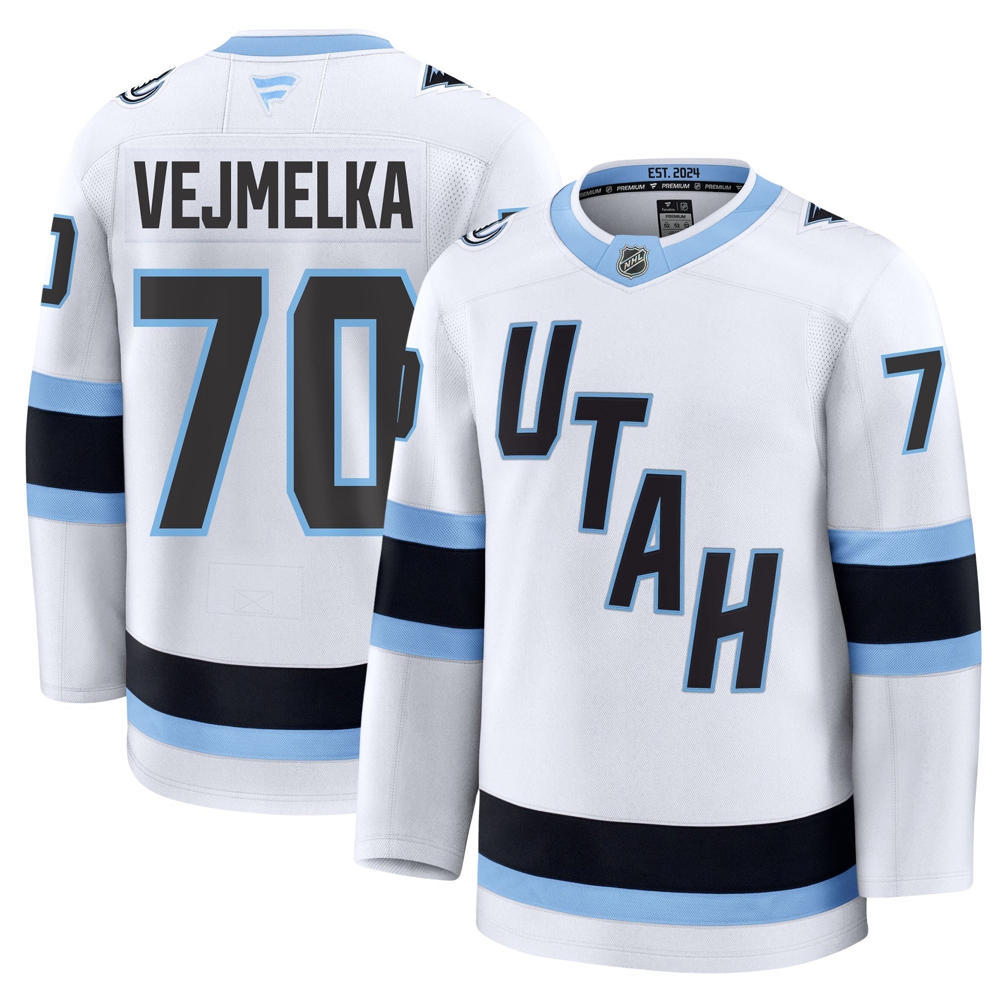 Karel Vejmelka Utah Mammoth Fanatics Away Premium Jersey