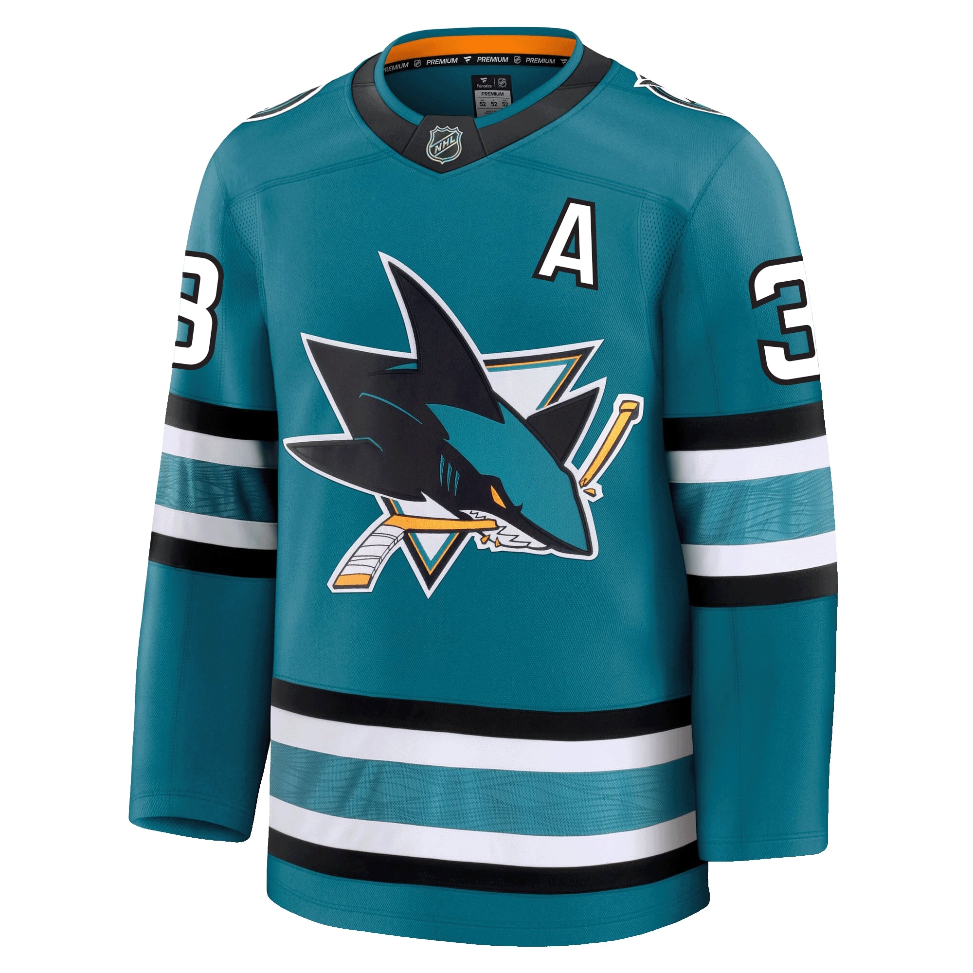 Mario Ferraro San Jose Sharks Fanatics Premium Home Jersey