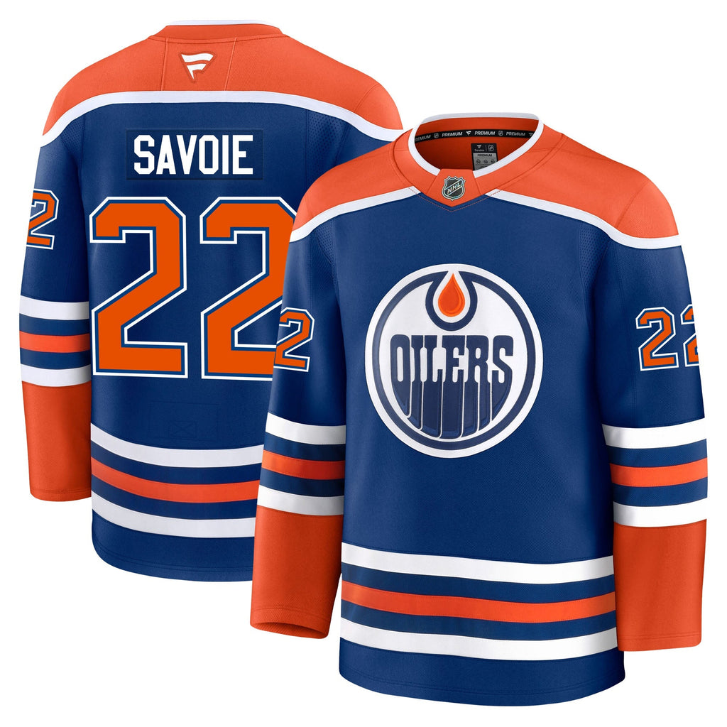 Matt Savoie Edmonton Oilers Fanatics Premium Home Jersey