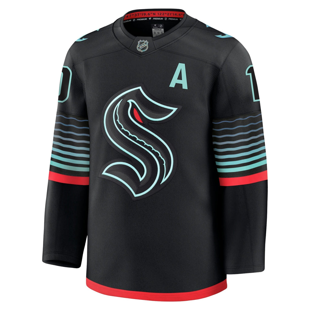 Matty Beniers Seattle Kraken Fanatics Alternate Premium Jersey