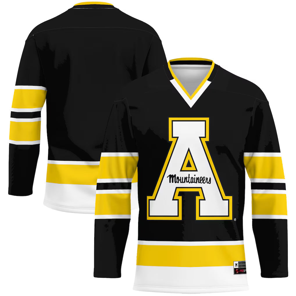 Appalachian State Mountaineers GameDay Greats Hockey Jersey - Black