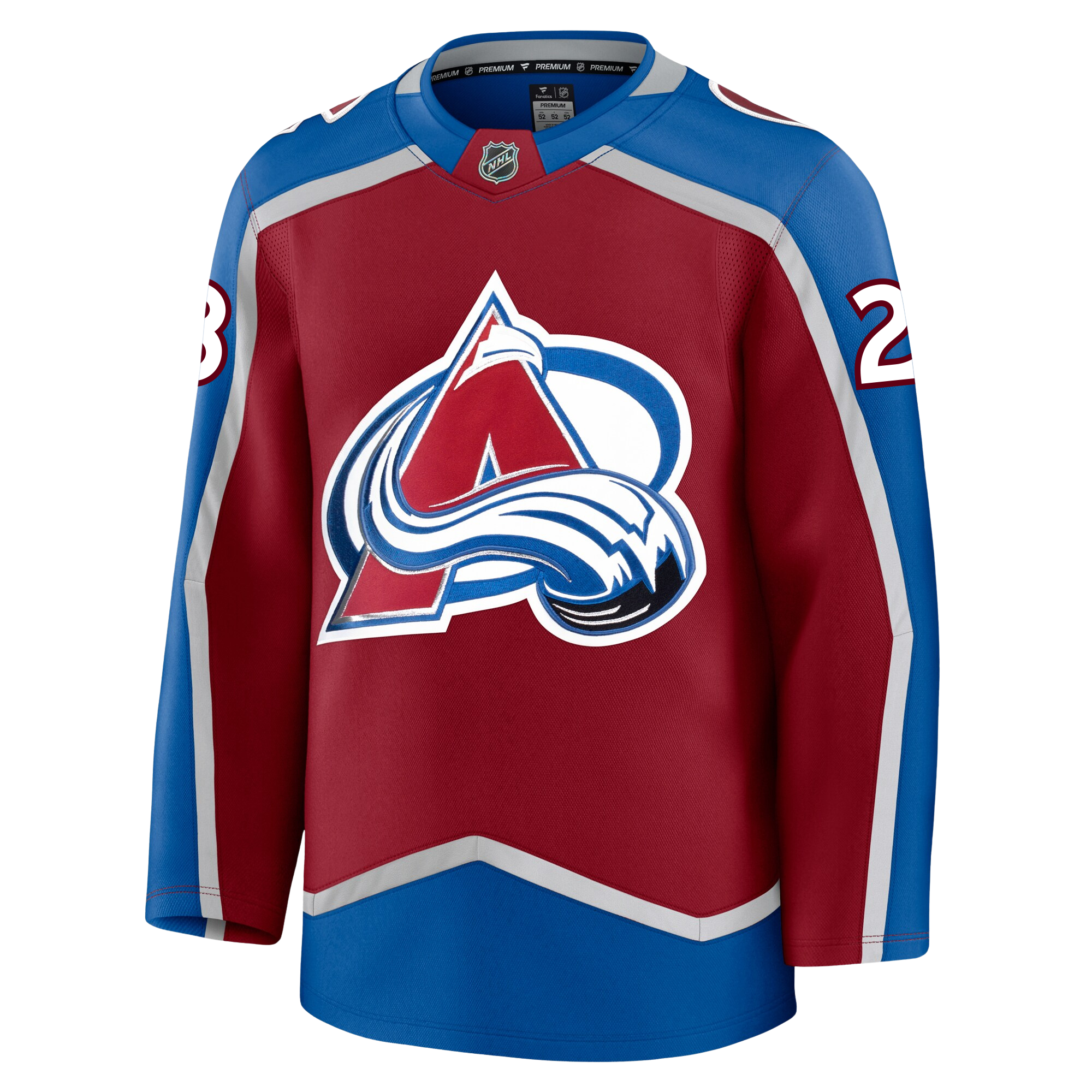 Miles Wood Colorado Avalanche Fanatics Premium Home Jersey