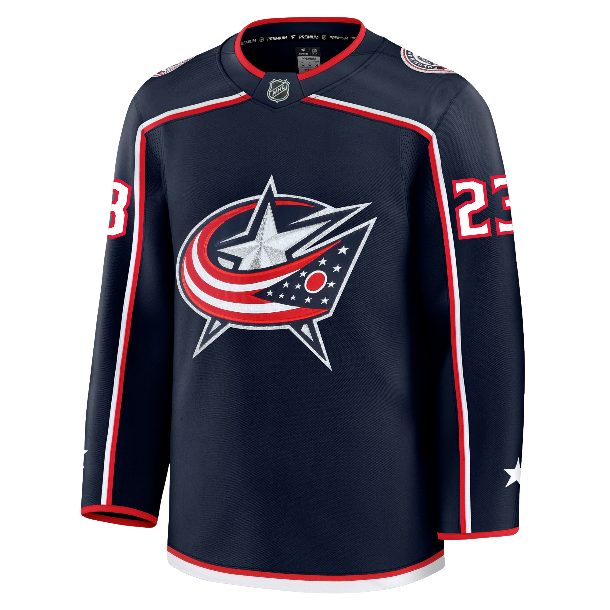Sean Monahan Columbus Blue Jackets Fanatics Premium Home Jersey